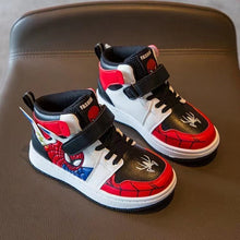 Load image into Gallery viewer, New Disney Children&#39;s Sports Shoes Baby Boy Girl Sneakers Cartoon Spiderman Spring Autumn Kids Heighten Running Basketball Shoes