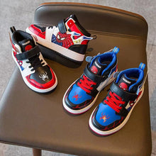 Load image into Gallery viewer, New Disney Children&#39;s Sports Shoes Baby Boy Girl Sneakers Cartoon Spiderman Spring Autumn Kids Heighten Running Basketball Shoes