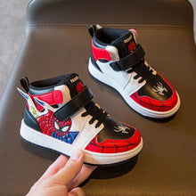Load image into Gallery viewer, New Disney Children&#39;s Sports Shoes Baby Boy Girl Sneakers Cartoon Spiderman Spring Autumn Kids Heighten Running Basketball Shoes