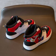 Load image into Gallery viewer, New Disney Children&#39;s Sports Shoes Baby Boy Girl Sneakers Cartoon Spiderman Spring Autumn Kids Heighten Running Basketball Shoes