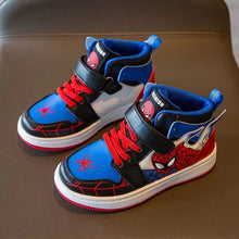 Load image into Gallery viewer, New Disney Children&#39;s Sports Shoes Baby Boy Girl Sneakers Cartoon Spiderman Spring Autumn Kids Heighten Running Basketball Shoes