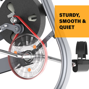 FITNESS REALITY R4000 Magnetic Tension Recumbent Bike with Workout Goa
