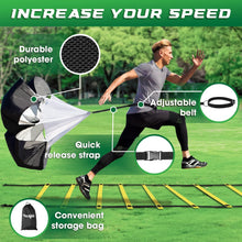 Load image into Gallery viewer, Yes4All Agility Ladder Speed Training Equipment Set