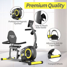 Load image into Gallery viewer, Pooboo Recumbent Exercise Bike Stationary Belt Drive Indoor Cycling Bi