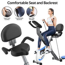 Load image into Gallery viewer, Pooboo 4in1 Folding Exercise Bike Indoor Cycling Bike Stationary Magne