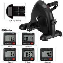 Load image into Gallery viewer, Bestgoods Mini Exercise Bike for Legs and Arm Pedal Stationary, Under