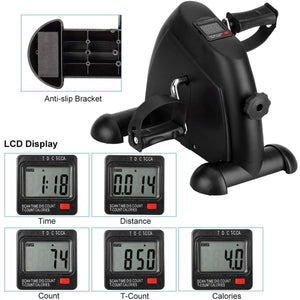 Bestgoods Mini Exercise Bike for Legs and Arm Pedal Stationary, Under
