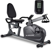 Load image into Gallery viewer, MaxKare Recumbent Exercise Bike with Arm Resistance Bands 8 Level Adju