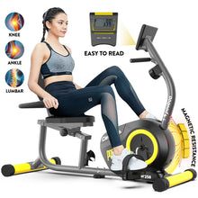 Load image into Gallery viewer, Pooboo Recumbent Exercise Bike Stationary Belt Drive Indoor Cycling Bi