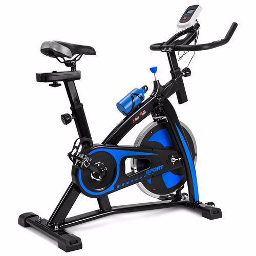 XtremepowerUS Stationary Exercise Bicycle Bike Cycling Cardio Health W