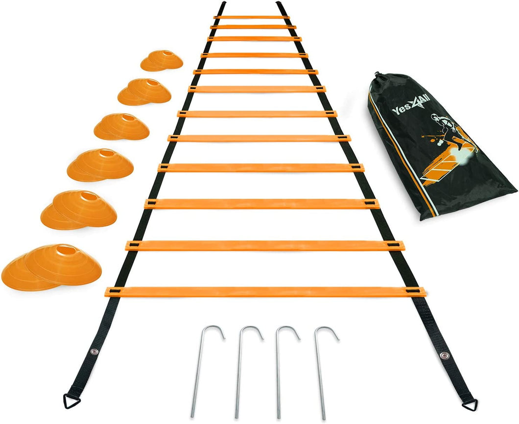 Yes4All Agility Ladder Speed Training Equipment Set