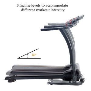 Motorized Treadmill Fitness Health Running Machine Equipment for Home