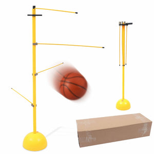 PVC Dribble Training Pole Equipment Basketball Trainer Lever Indoor/Ou