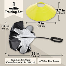 Load image into Gallery viewer, 28 Piece Agility Ladder Speed Training Equipment with Resistance Parac