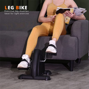 Bestgoods Mini Exercise Bike for Legs and Arm Pedal Stationary, Under