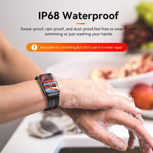 Mingdaln Smart Watch for Android ios Phones Compatible 1.57 inch Full