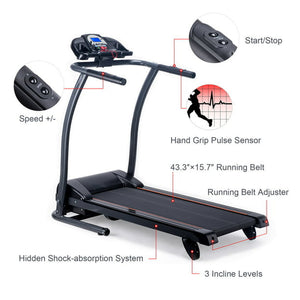 Motorized Treadmill Fitness Health Running Machine Equipment for Home