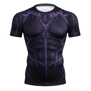 Men's Spiderman 3D Print Compression T shirts