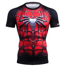 Load image into Gallery viewer, Men&#39;s Spiderman 3D Print Compression T shirts