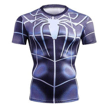 Load image into Gallery viewer, Men&#39;s Spiderman 3D Print Compression T shirts