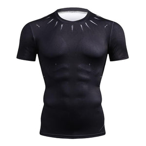 Men's Spiderman 3D Print Compression T shirts