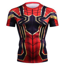 Load image into Gallery viewer, Men&#39;s Spiderman 3D Print Compression T shirts