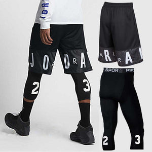 Men's  Shorts + Tights Basketball Sets