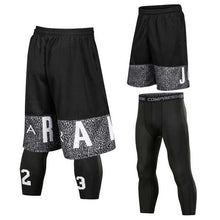 Load image into Gallery viewer, Men&#39;s  Shorts + Tights Basketball Sets
