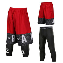 Load image into Gallery viewer, Men&#39;s  Shorts + Tights Basketball Sets