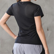Load image into Gallery viewer, Women Mesh Fitness T-shirts