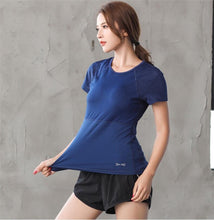 Load image into Gallery viewer, Women Mesh Fitness T-shirts