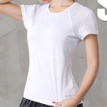 Load image into Gallery viewer, Women Mesh Fitness T-shirts