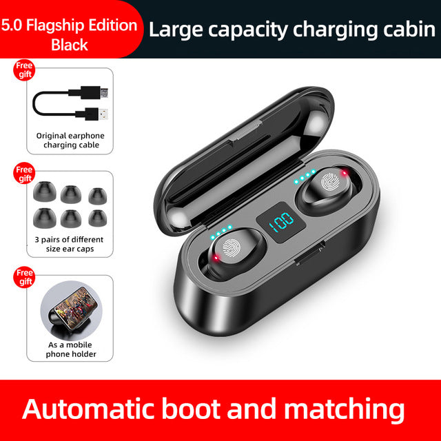 New F9 Wireless Headphones
