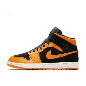 Nike Air Jordan 1 Mid AJ1 Men's Basketball Shoes Original Authentic Classic Fashion Outdoor Sports and Leisure New 554724-104