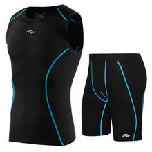 Load image into Gallery viewer, Men Compression Fitness Set