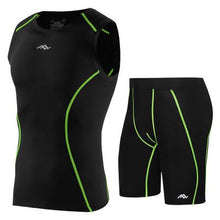 Load image into Gallery viewer, Men Compression Fitness Set