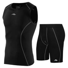 Load image into Gallery viewer, Men Compression Fitness Set