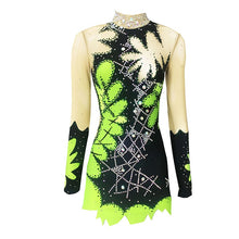 Load image into Gallery viewer, Green Gymnastics Kids Performance Leotard