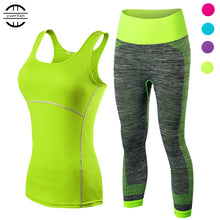 Load image into Gallery viewer, Yuerlian Ladies Sports Running Fitness Suit