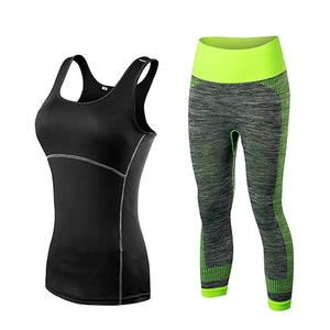 Yuerlian Ladies Sports Running Fitness Suit