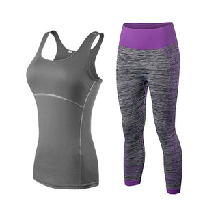 Yuerlian Ladies Sports Running Fitness Suit