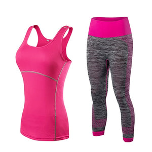 Yuerlian Ladies Sports Running Fitness Suit