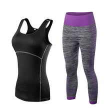 Load image into Gallery viewer, Yuerlian Ladies Sports Running Fitness Suit