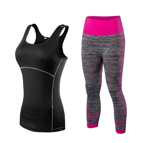 Yuerlian Ladies Sports Running Fitness Suit