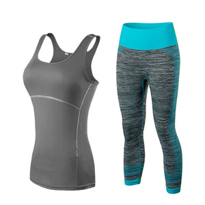 Yuerlian Ladies Sports Running Fitness Suit