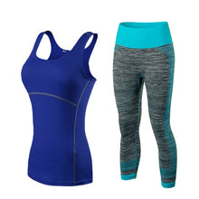 Load image into Gallery viewer, Yuerlian Ladies Sports Running Fitness Suit