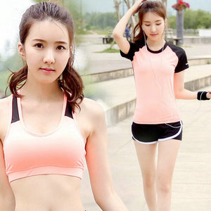 Quick Dry 3 Pieces Women's Yoga Set