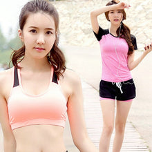 Load image into Gallery viewer, Quick Dry 3 Pieces Women&#39;s Yoga Set
