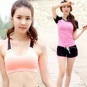 Quick Dry 3 Pieces Women's Yoga Set