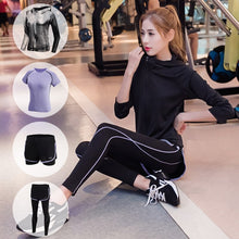 Load image into Gallery viewer, Women&#39;s 4pcs Yoga Fitness  Apparel